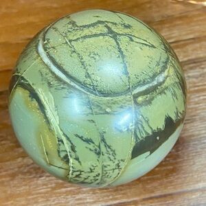 High Quality Polished Septarian Sphere w/ Wooden Stand
